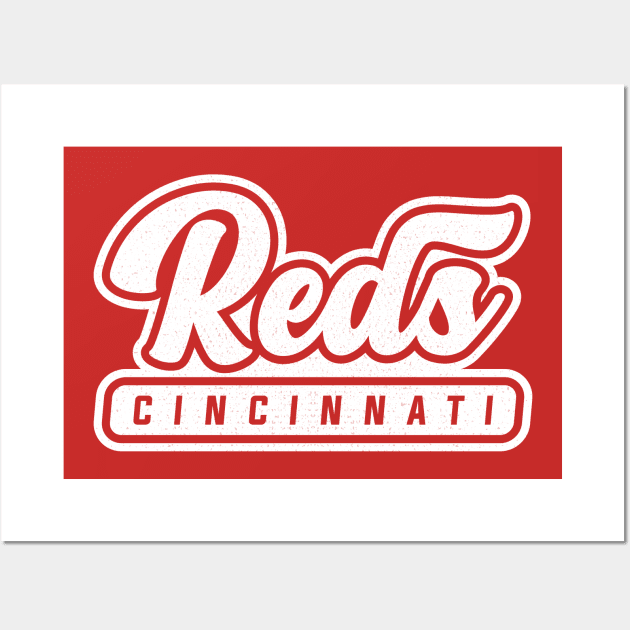 Cincinnati Reds 02 Wall Art by Karambol